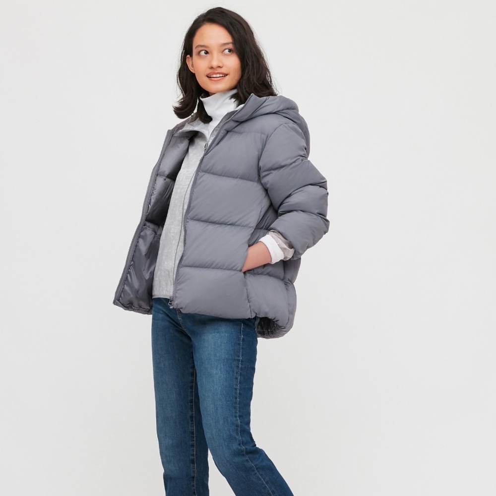 Uniqlo Women’s ultra light down cocoon parka